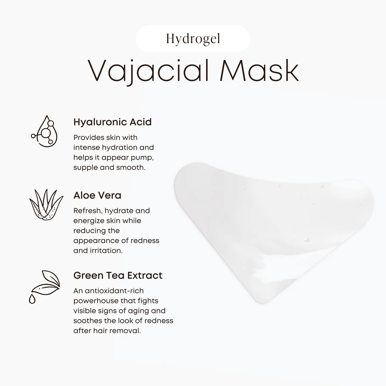 BUSHBALM - Hydrogel Vajacial Triangle Mask