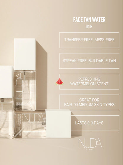 NUDA - Face Tan Water - Cloudmist Original