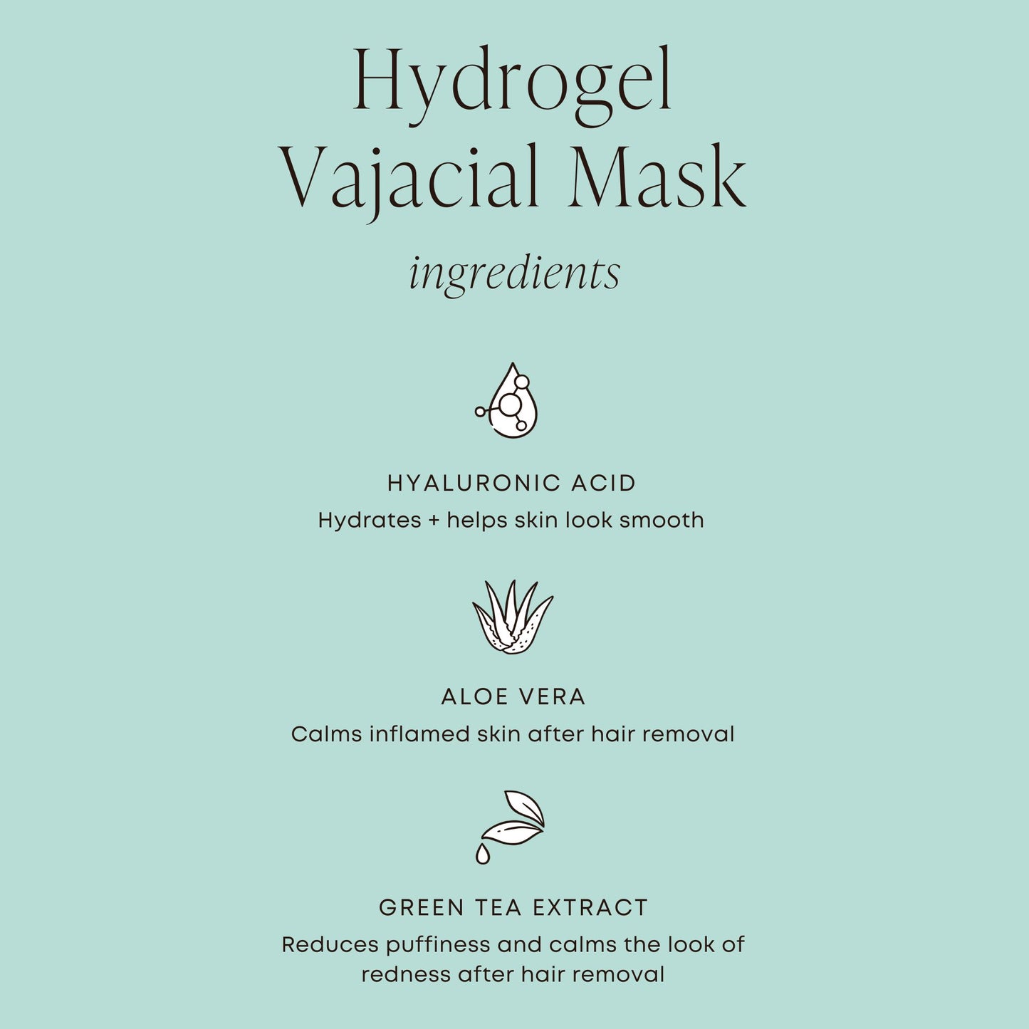 BUSHBALM - Hydrogel Vajacial Triangle Mask