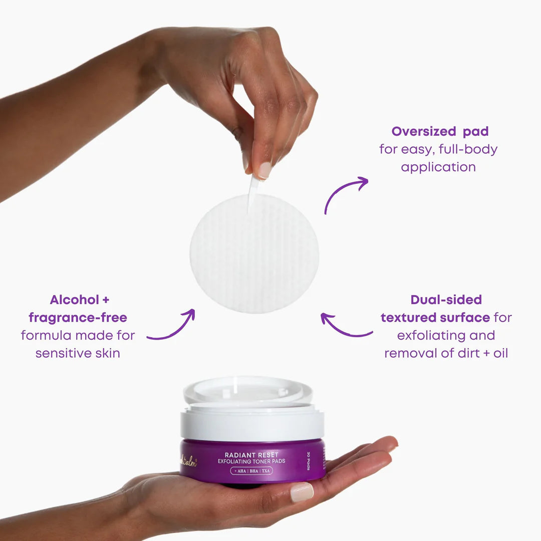 BUSHBALM - Radiant Reset Exfoliating Toner Pads